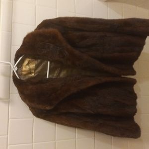 Ermine fur jacket